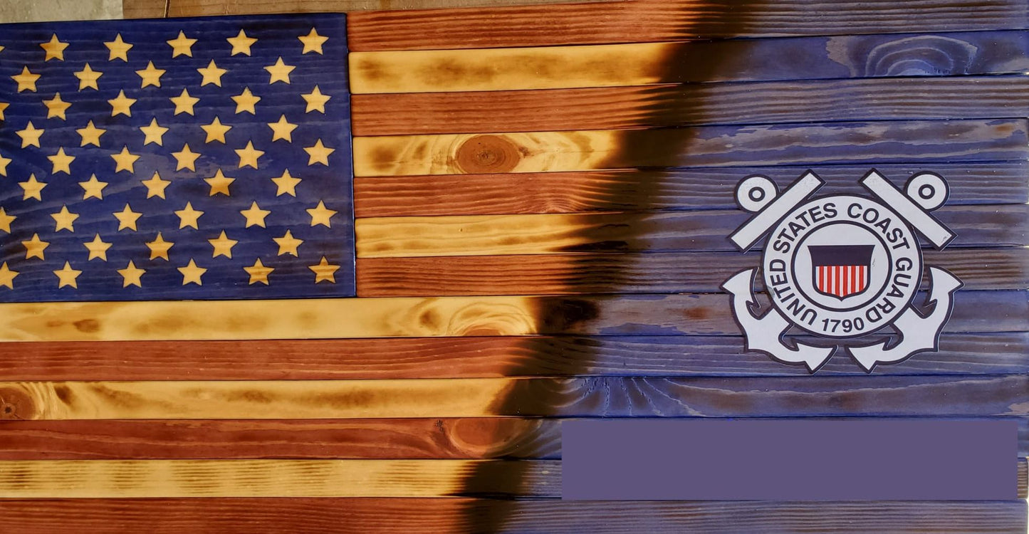 Flat US Coast Guard Flag