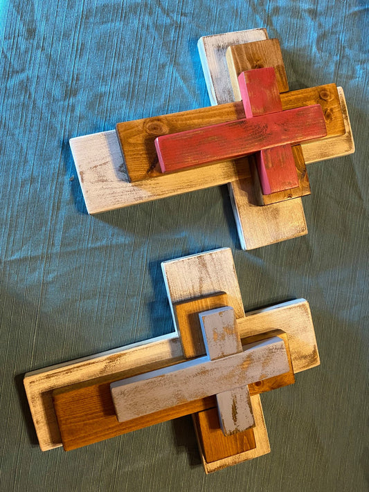 3-tier Wooden Cross