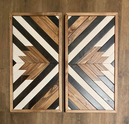 Copy of Wood Mosaic Style #6 - set of 2