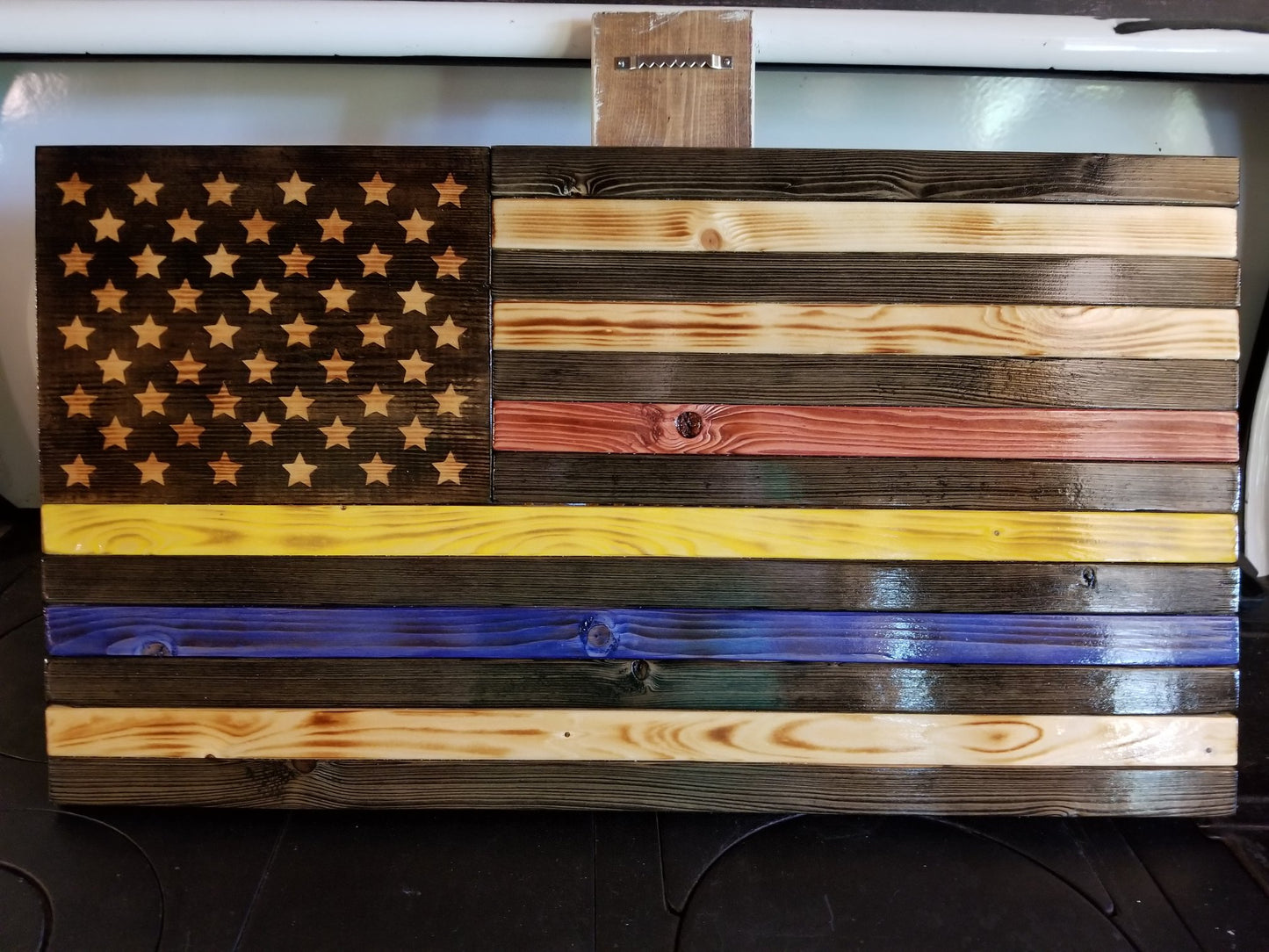 Flat 911 Dispatcher American Flag