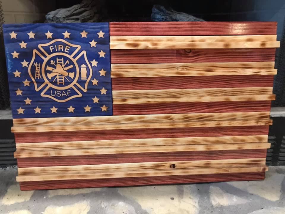 American Challenge Coin Flag