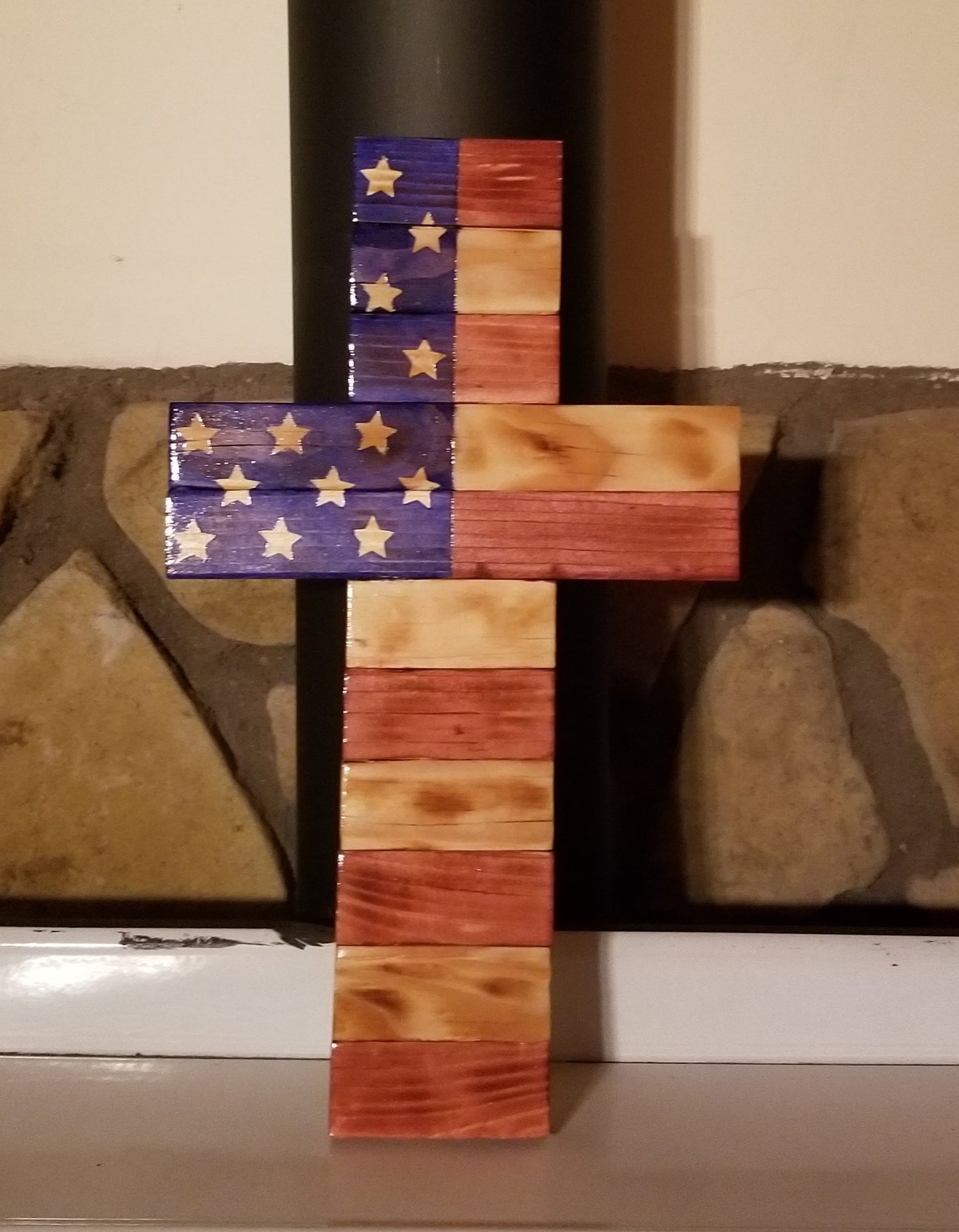 US Flag Cross